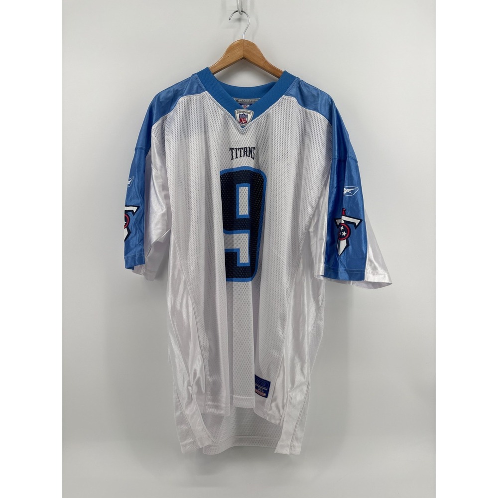 Tennessee Titans Reebok NFL Jersey Mens White Steve McNair 9 XL New With Tags